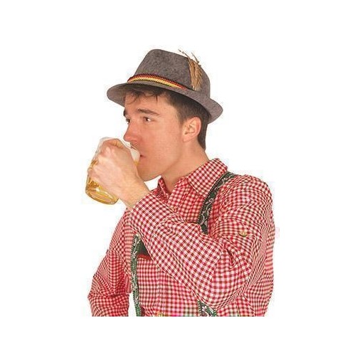 Chapeau tyrol feutre marron