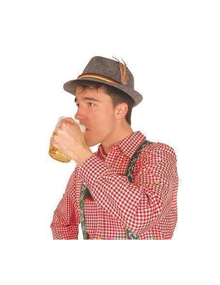 Chapeau tyrol feutre marron