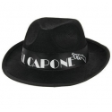 Chapeau al capone feutre noir