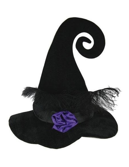 Chapeau sorcière têtes de mort