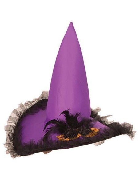 Chapeau sorcière velours noir