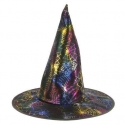 Chapeau sorcière multicolore