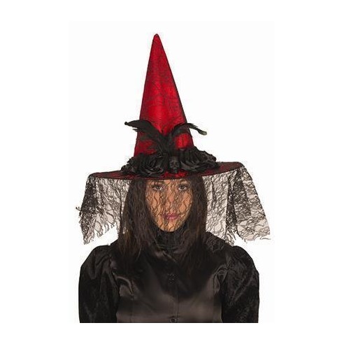 Chapeau sorcière multicolore