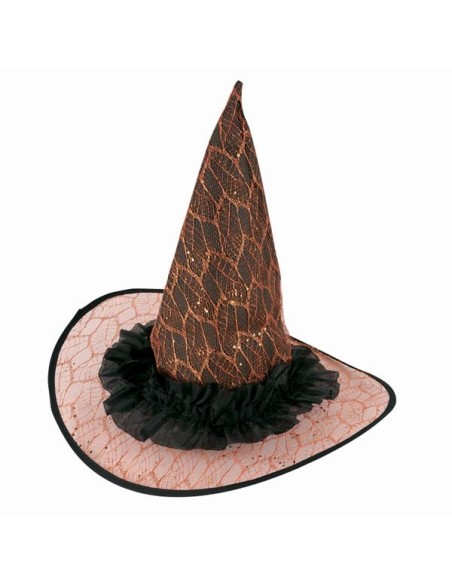 Chapeau sorcière or