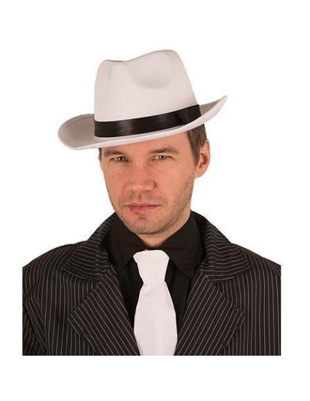 Chapeau borsalino satin noir