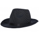 Chapeau borsalino satin blanc