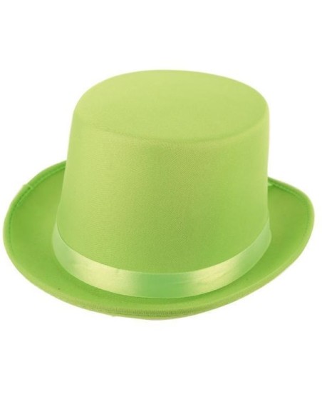 Haut de forme satin blanc