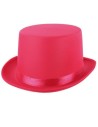 Haut de forme satin rose