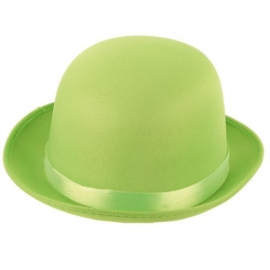 Haut de forme satin vert