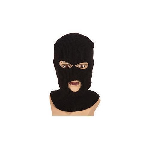 Cagoule de voleur noire