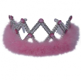 Couronne de princesse + marabou