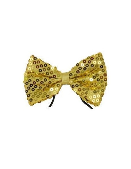 Noeud papillon paillettes bleu