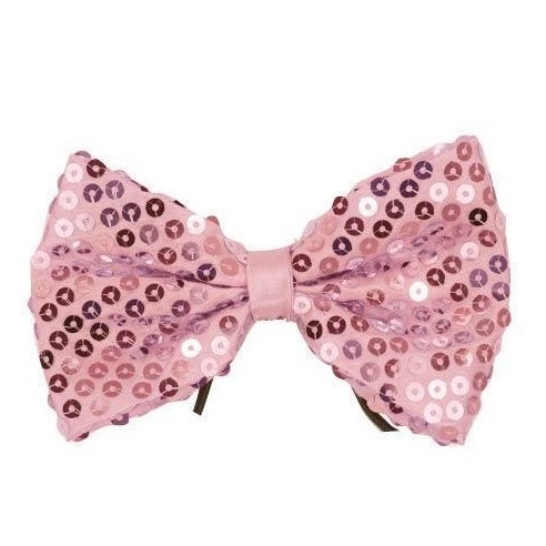 Noeud papillon paillettes bleu