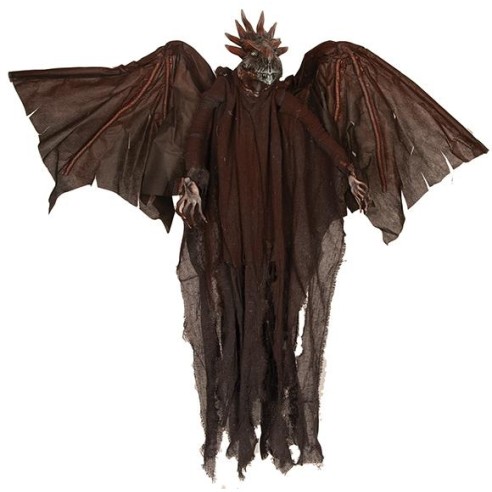 Décoration squelette avec ailes 150cm