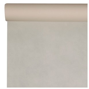 Chemin de table voie seche 0.4x10m blanc