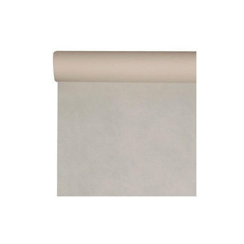 Chemin de table voie seche 0.4x10m blanc