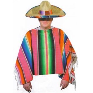 Location costume Poncho mexicain