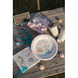 Chemin de table zoo party 30cm x 5m 2