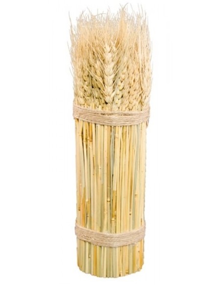 Set de 4 roses en jute 5cm