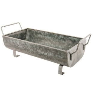 Cruche à lait zinc 12x17.5cm