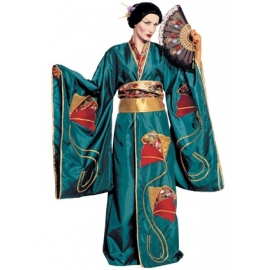 Location costume Geisha verte