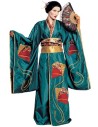 Location costume Geisha verte