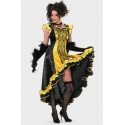 Location costume Cancan jaune