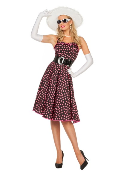 Location costume robe 50's vichy bleu