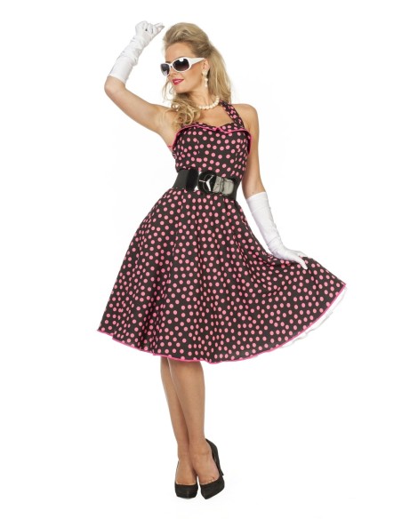 Location costume robe 50's vichy bleu