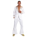 Location Costume Disco bling bling blanc