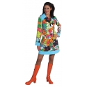 Location robe disco fleurs