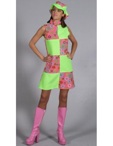 Location robe hippie à fleurs 2