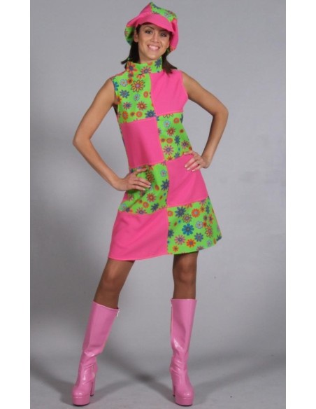 Location robe hippie à fleurs 3