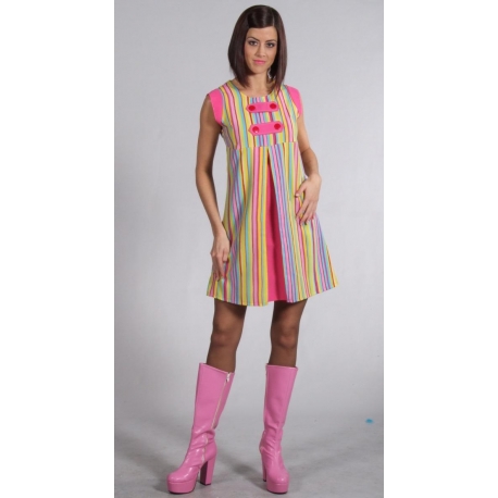 Location robe disco multicolore