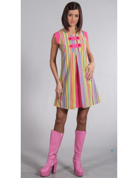 Location robe disco multicolore