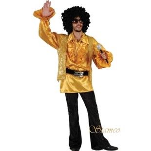 Location costume Woodstock bleu