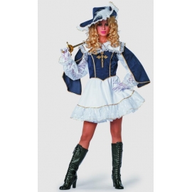 Location costume Mousquetaire courte femme