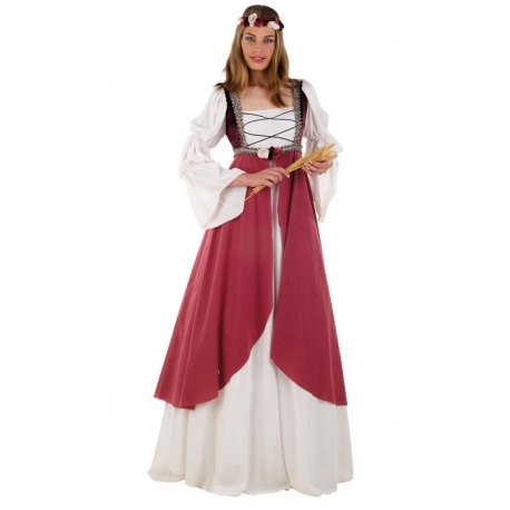 Location costume Médiévale rose