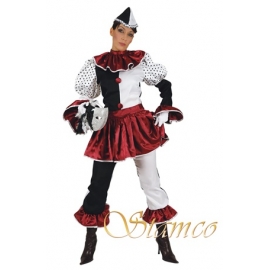 Pierrot femme bordeaux