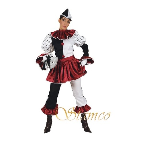 Pierrot femme bordeaux