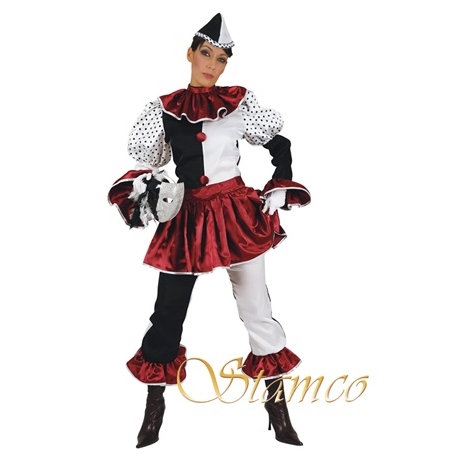 Pierrot femme bordeaux