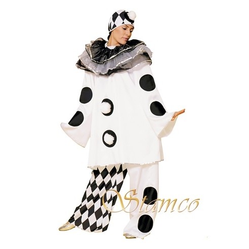 Pierrot femme noir/blanc