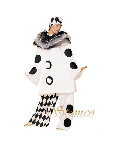Pierrot femme noir/blanc