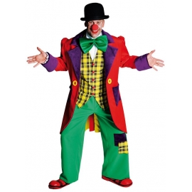 Location costume clown vert et rouge