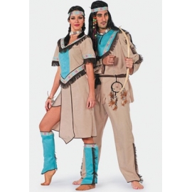 Location costume Indien aqua