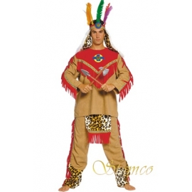 Location costume Indien rouge