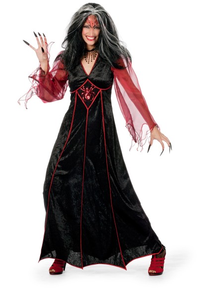 Location costume Sorcière têtes de mort