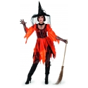 Location costume Sorcière orange