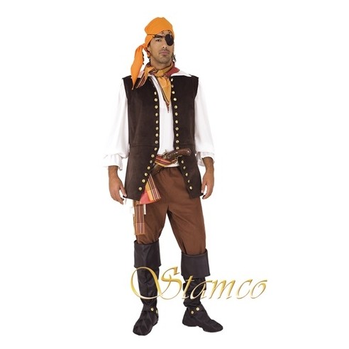 Location costume Pirate manteau long rouge