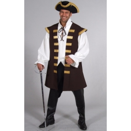 Location costume Pirate marron